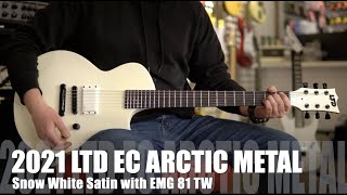 Video thumbnail for Don't eat the yellow snow! LTD EC Arctic Metal by George V Guitars