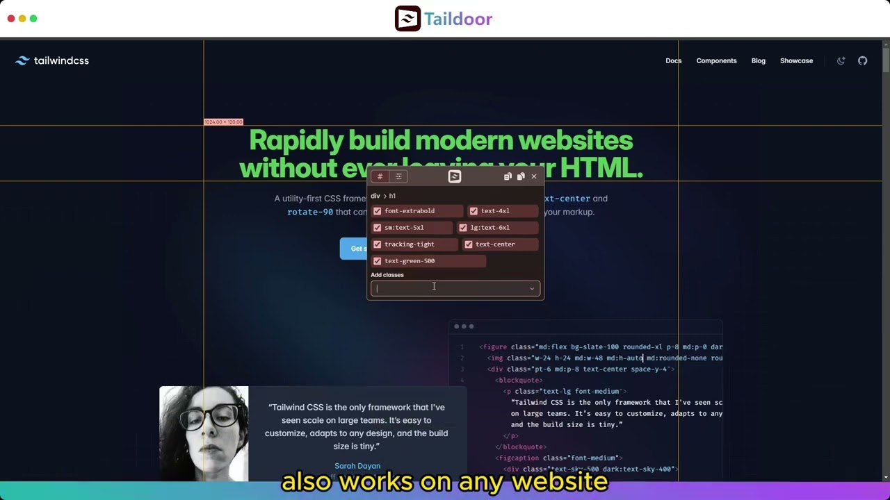 Taildoor - The essential tool for Tailwind CSS
