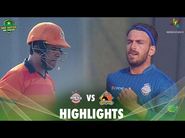 Full Highlights | ATF Southern Punjab vs Sindh | Match 26 | Pakistan Cup 2022/23 | PCB | MA2L