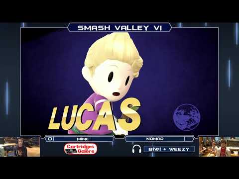 Smash Valley VI Wii U Singles - Mime (Yoshi/Mewtwo) vs nomaD (Lucas) - Winners Quarters