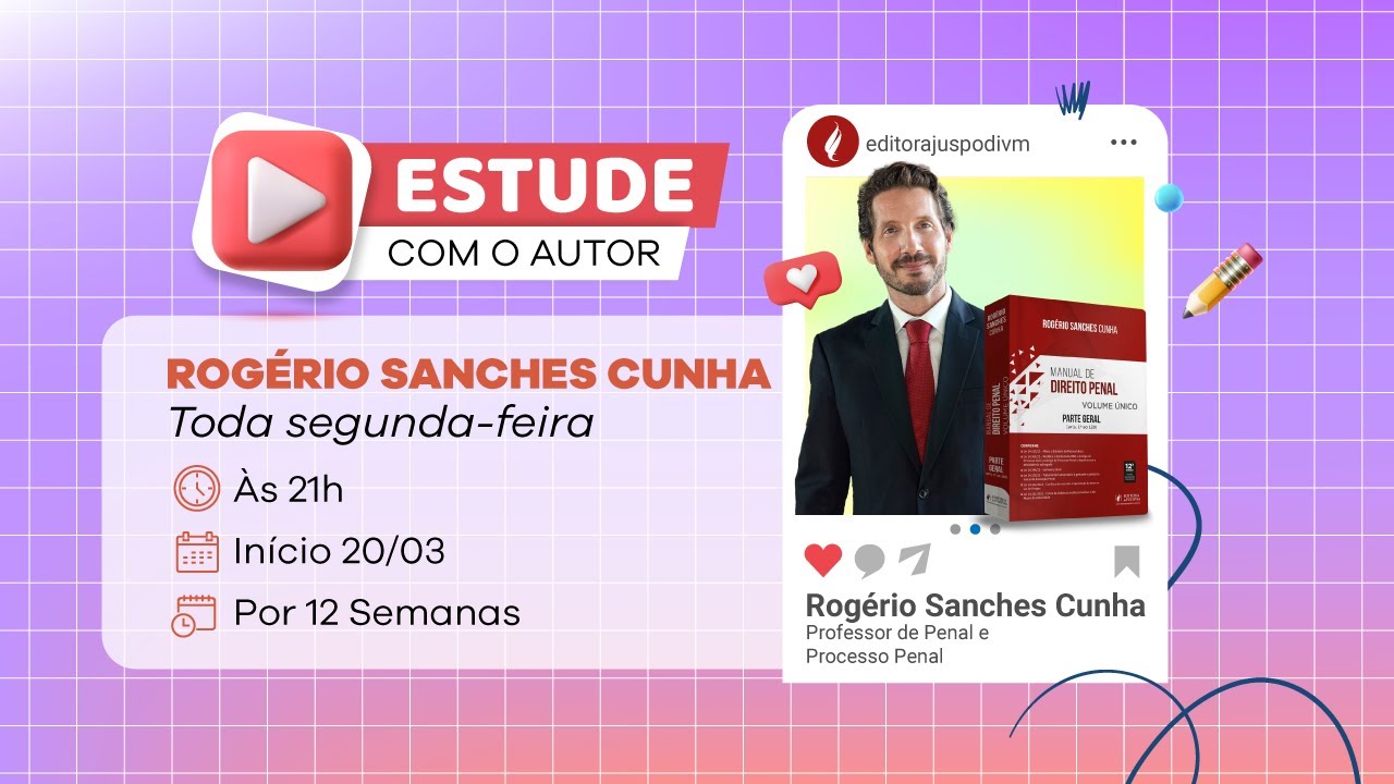 Estude com o Autor 2023 - Rogério Sanches Cunha - Aula 1 - Direito Penal