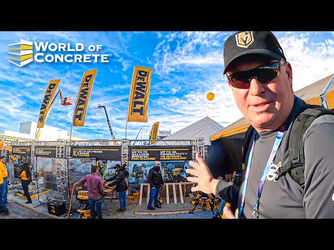 DeWalt's New Tools Shocked Us At World Of Concrete 2026!