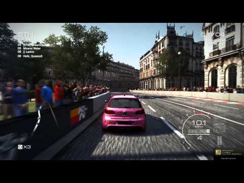 Grid Autosport PC: Multiplayer Race - Volkswagen Golf R in Paris, Street Discipline