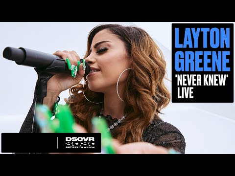 Layton Greene - Never Knew (Live) | Vevo DSCVR Artists to Watch 2020