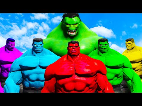 TEAM HULK vs HULK 2099 Epic Superhero Battle