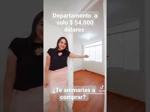 Hermoso Departamento a solo 54,000 dolares #departamento #lima #realestate #ventas #ocasion #sjm