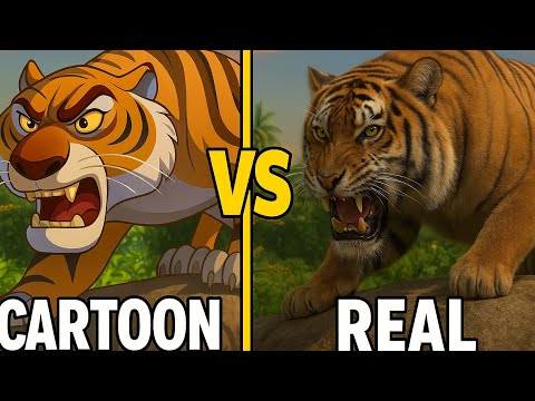 "The Jungle Book Characters in Real Life 😱 | Cartoon vs Reality" 