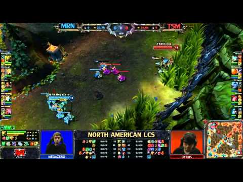 League of Legends LCS NA 2013 W4 TSM vs MRN