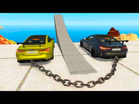 Satisfying Car Crash Game HIGH SPEED JUMPS #1 BeamNG Drive