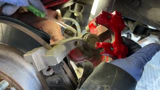 How to replace the rear brakes on a 2016 + and newer Honda Civic