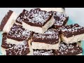 No Bake Chocolate Coconut Cream Bars