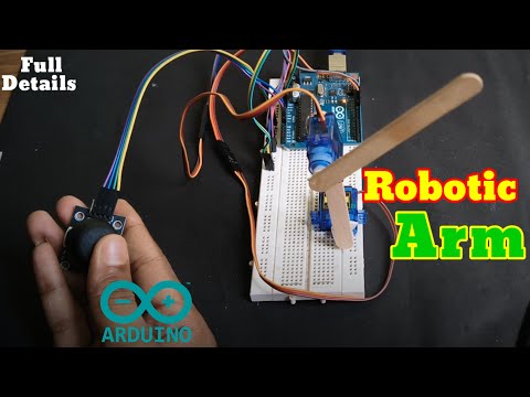 DIY Arduino Robot Arm with Joystick 🕹 Control for Beginners