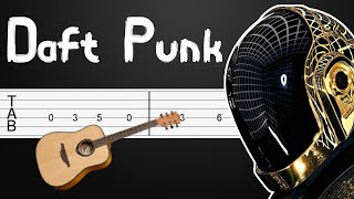 Something About Us - Daft Punk Guitar Tutorial, Guitar Tabs, Guitar Lesson (Fingerstyle)