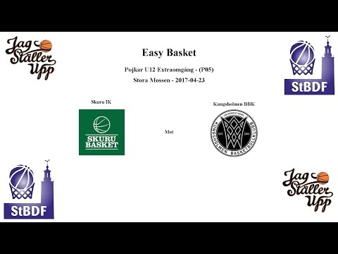 Skuru Basket (P05) mot Kungsholmen Basket - EB - 2017-04-23