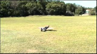 Top Flite P40 First Flight Pt1