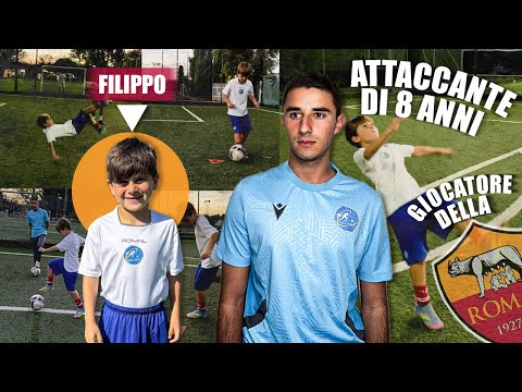 Ecco come si Allena un Attaccante della Roma di soli 8 Anni!