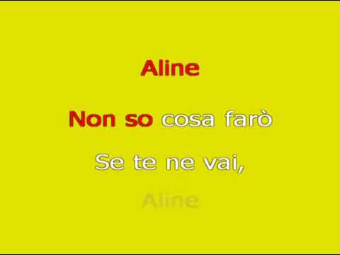 Christophe   Aline Italian Version karaoke