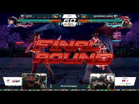 IESF Tekken 7 Philippines Qualifier 2022 - Top 8 - Hapon VS SecretBase | Adrian
