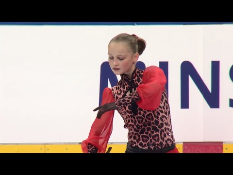 Lizaveta MALINOUSKAYA BLR - Ladies Short Program MINSK 2017
