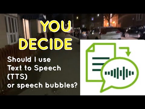 I’m autistic, would you watch my videos if I use TTS (text to speech) instead of speech bubbles?