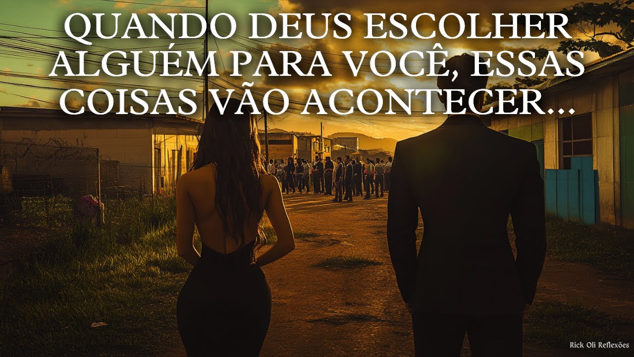 QUANDO DEUS ESCOLHER ALGUÉM PARA VOCÊ, ESSAS COISAS VÃO ACONTECER...