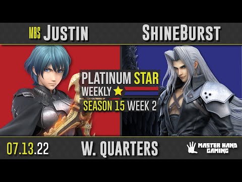 PSW S15:W2 - MBS | Justin (Byleth) vs ShineBurst (Sephiroth) - W Quarterfinals