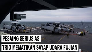AKHIRNYA MUNCUL JUGA, Kapal Induk China Fujian Melakukan Peluncuran Pesawat J-15T, J-35 Dan KJ-600中国航母终于亮相，全面部署歼-15T、歼-35 和空警-600 战机。