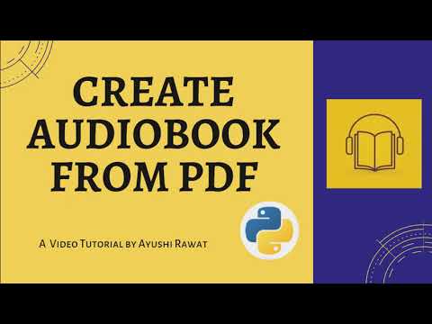 Create Audiobook From Any Pdf Python Project Easy Tutorial