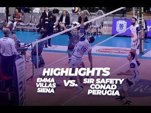 HIGHLIGHTS - Emma Villas Siena VS Sir Safety Conad Perugia - 5 round 2nd half