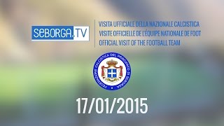 preview picture of video 'Seborga: 17/01/15: visita ufficiale della nazionale calcistica del principato'