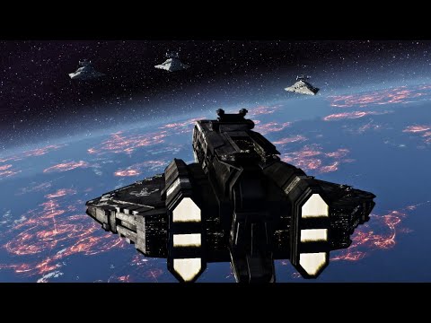 3 Keldabe vs 3 ISD - Star Wars: Empire At War Remake NPC Battle