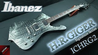 Video thumbnail for Ibanez ICHRG2 H.R. Giger Signature Series 2005 "NY City VI" Iceman Limited to 150 pcs close up video by Oxford Guitars