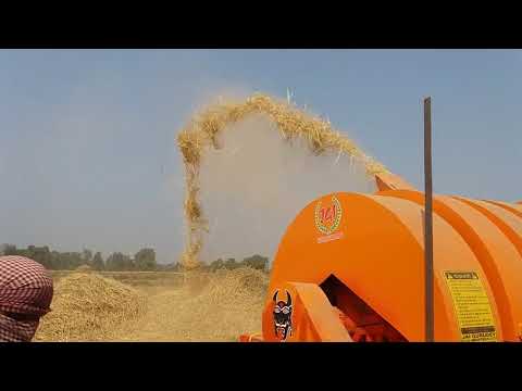 Jai gurudev engine multicrop three fan cutter thresher, for ...