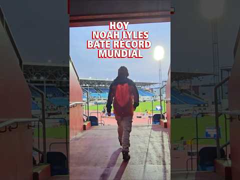 Noah Lyles se corona como el más veloz del mundo. Nuevo #RecordMundial #worldrecord