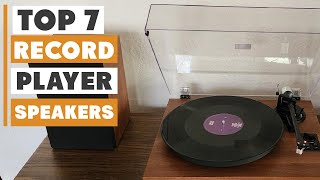 Top 7 Best Record Players with Speakers for Home & Studio Use