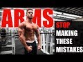 5 Mistakes People Make on Arm Day | GROW YOUR BICEPS AND TRICEPS WITH THESE TIPS