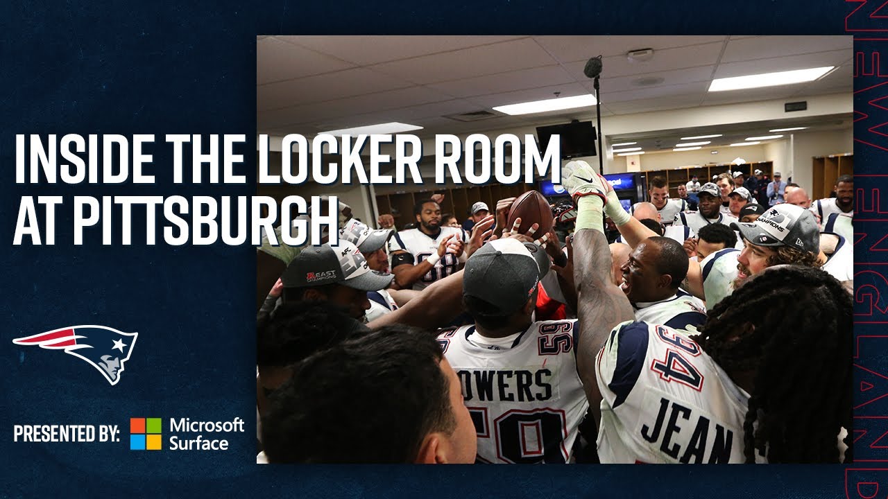 Inside the locker room after the Patriots clinch the AFC East
