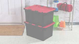 Sterilite - 12 Gallon Hinged Lid Industrial Tote