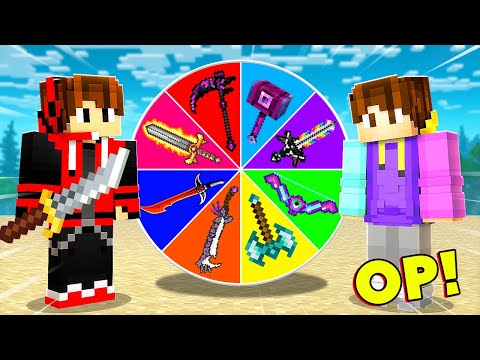 The Roulette of OP Weapons in Minecraft !