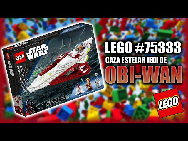 Vídeo relacionado con LEGO Star Wars Caza Estelar Jedi de OBI-WAN Kenobi, Nave de Juguete de Construcción, Regalo para Niños y Niñas de 7 Años o Más, Droide R4-P17, Taun We y Espadas Láser 75333