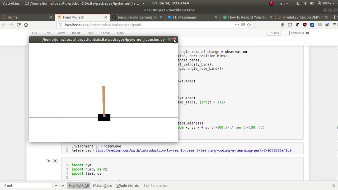 Basic Q-Learning in Several OpenAi Gym Environments