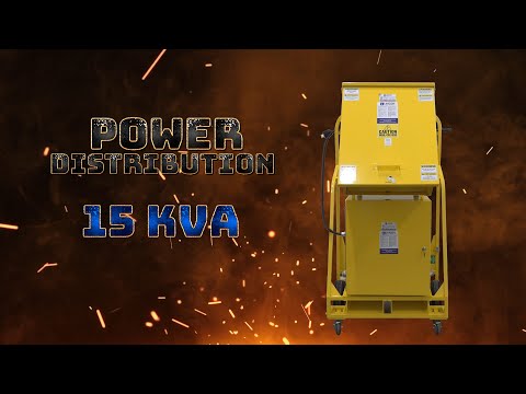 Portable Power Distribution, 480V-120/240V - 15 KVA