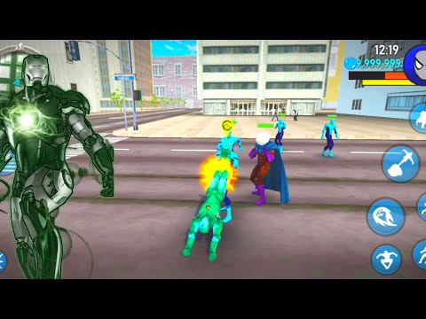 Iron Suit vs Power Spider - Amazing 🤯!! Power spider 2 parody Android/ios gameplay #3🔥!!