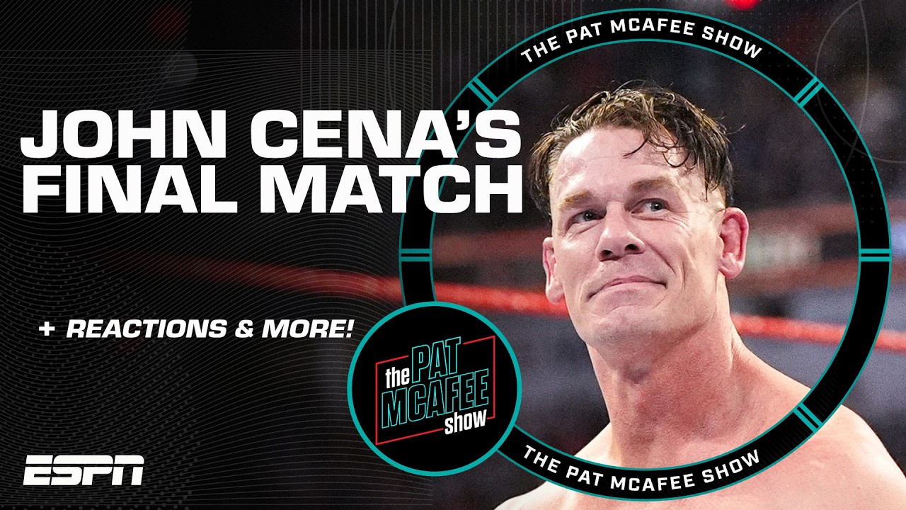 Pat McAfee reacts to John Cena's final match 'HELL OF A RUN! 👏 | The Pat McAfee Show