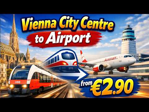 Centro da cidade de Viena para o Aeroporto de Viena de trem | Viena Central de trem a partir de € 2,90