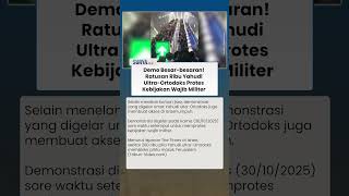 Tolak Wajib Militer, Ratusan Ribu Yahudi Ultra-Ortodoks Demo Buat Akses Jalanan di Israel  Lumpuh