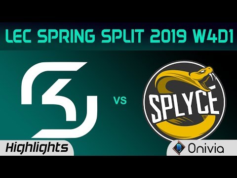 SK vs SPY Highlights LEC Spring Split 2019 W4D1 SK Gaming vs Splyce By Onivia