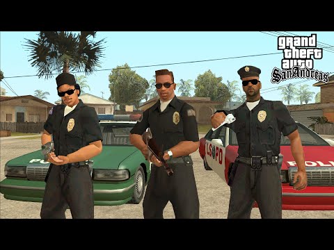 What Happens if CJ Joins Police in GTA SAN ANDREAS? (How To Be a COP)
