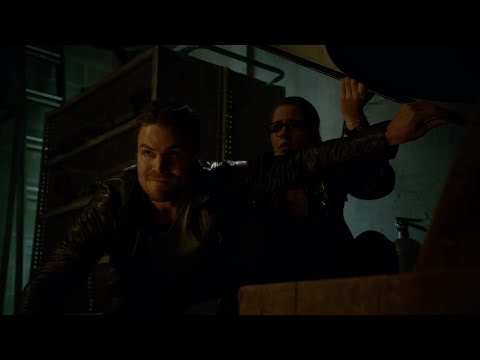Olicity 02x19 pt. 3 - Slade invades the bunker (HD)