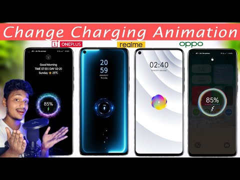 How to Change Charging Animation Realme Ui | Realme Oppo OnePlus Charging Animation Change